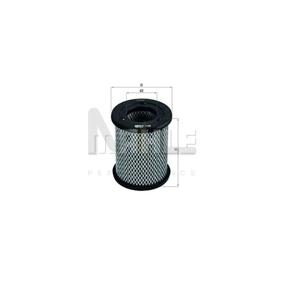 MAHLE ORIGINAL LX 2000 Air Filter Filter Insert | Performance Parts DirectCar Parts