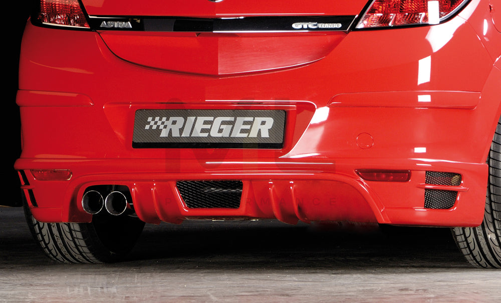 Rieger 00051237 Opel Astra H GTC Rear Diffuser for Tailpipe Left