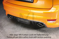 Rieger 00034138 Ford Focus 2 Rear Diffuser for Tailpipe Left & Right -  Matte Black