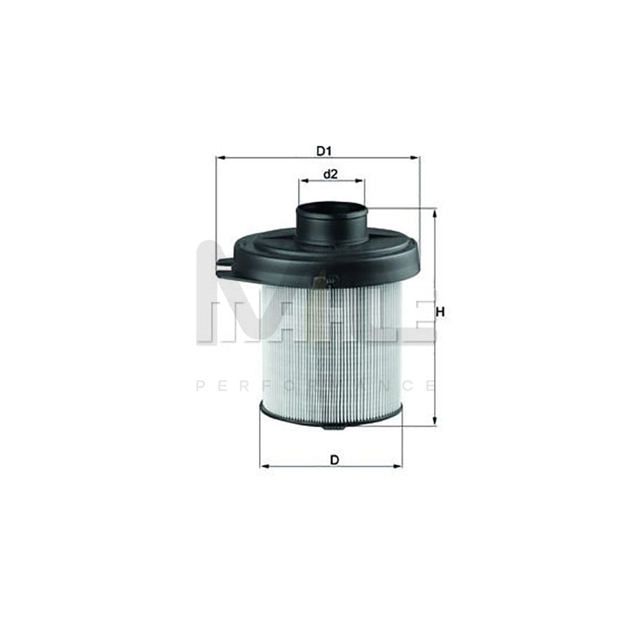 MAHLE ORIGINAL LX 291 Air Filter Filter Insert | Performance Parts DirectCar Parts