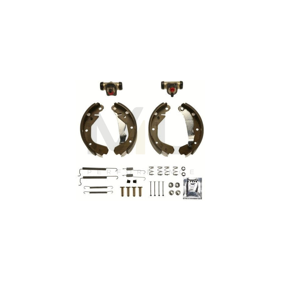 TRW Brake Kit BK1620 Brake Shoe Set with wheel brake cylinder | Performance Parts Direct Car Parts