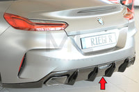 Rieger 00088215 BMW Z4 G4Z/G29 Rear Diffuser for Original Tailpipe Left & RIght - Glossy Black