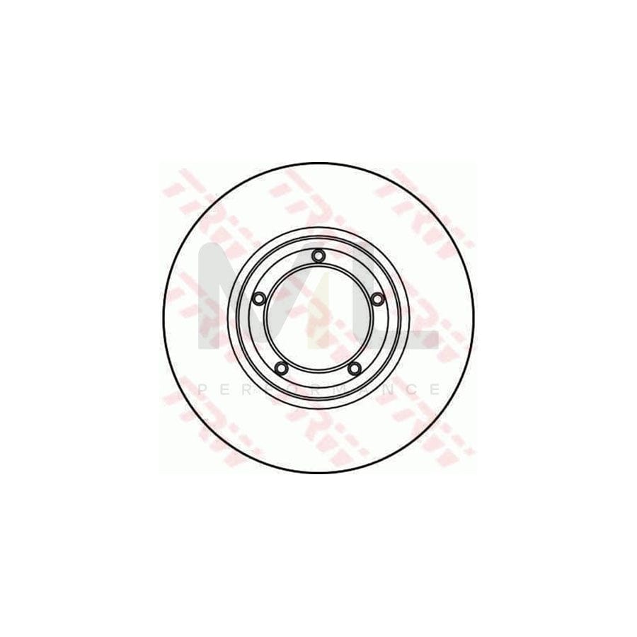TRW DF1618 Brake Disc Vented | Performance Parts Direct Car Parts