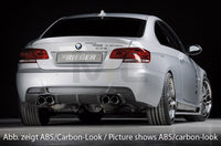 Rieger 00053461 BMW 3 Series E92 E93 Rear Diffuser for Twin Tailpipe Left & Right -  Matte Black
