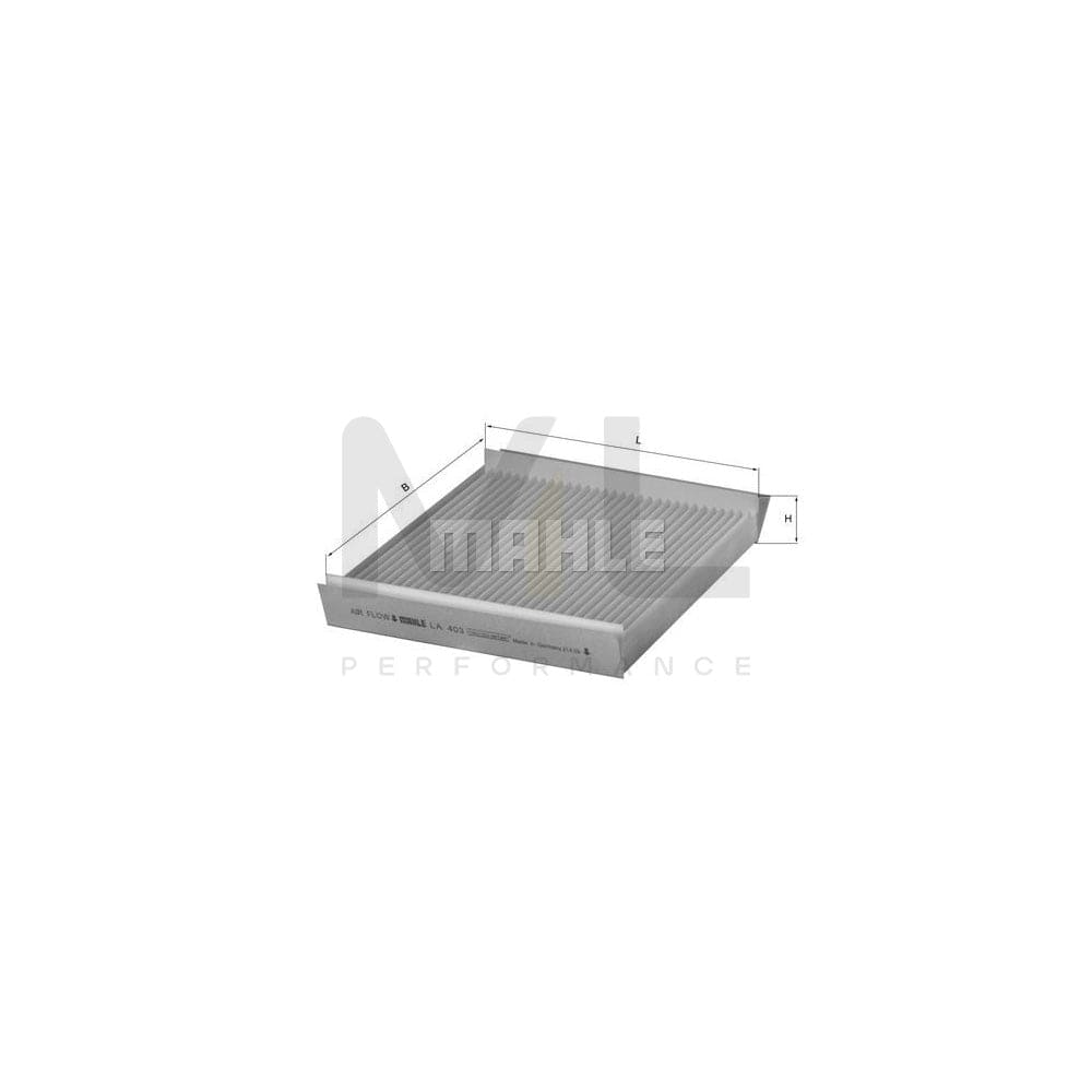 MAHLE ORIGINAL LA 403 Pollen filter Particulate Filter | Performance Parts DirectCar Parts