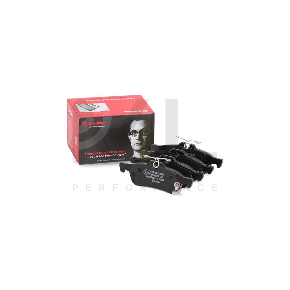Brembo P 83 087 Brake Pad Set With Acoustic Wear Warning