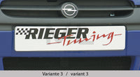 Rieger 00058811 Opel Corsa B Front Splitter -  Matte Black