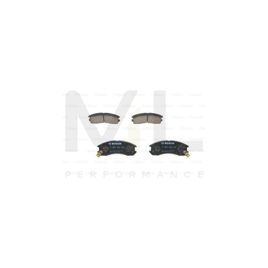 Bosch 0986493790 Brake Pad Set With Acoustic Wear Warning BP802 | Performance Parts Direct Car Parts