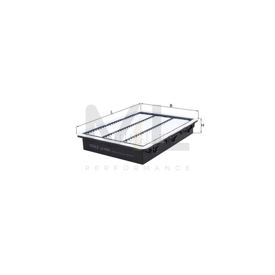 MAHLE ORIGINAL LX 4492 Air Filter Filter Insert | Performance Parts DirectCar Parts