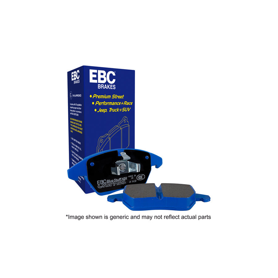 EBC DP51254NDX Honda Bluestuff NDX Front Brake Pads  - Akebono/TRW Caliper