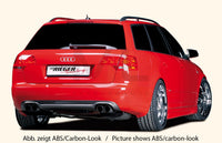 Rieger 00055227 Audi 8E B7 A4 Rear Diffuser for Twin Tailpipe Left & Right -  Matte Black