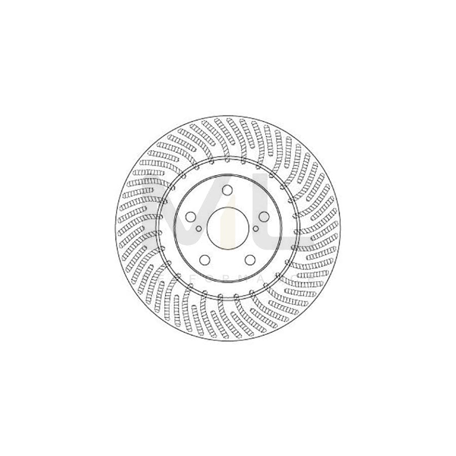 TRW DF6692S Brake Disc Vented, Painted | Performance Parts Direct Car Parts