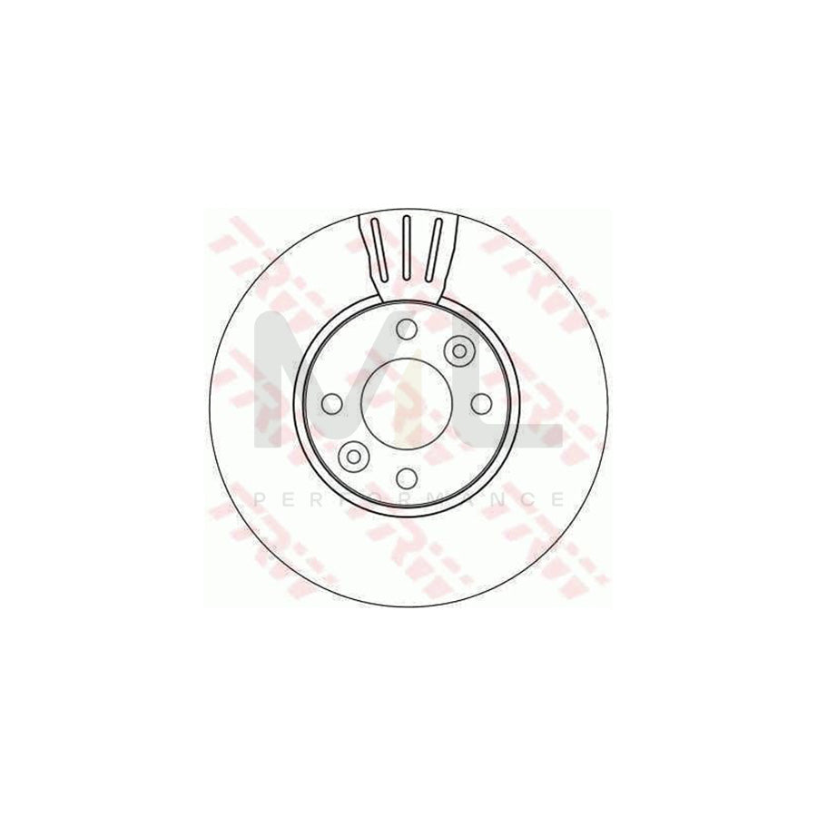 TRW DF4267 Brake Disc Vented | Performance Parts Direct Car Parts