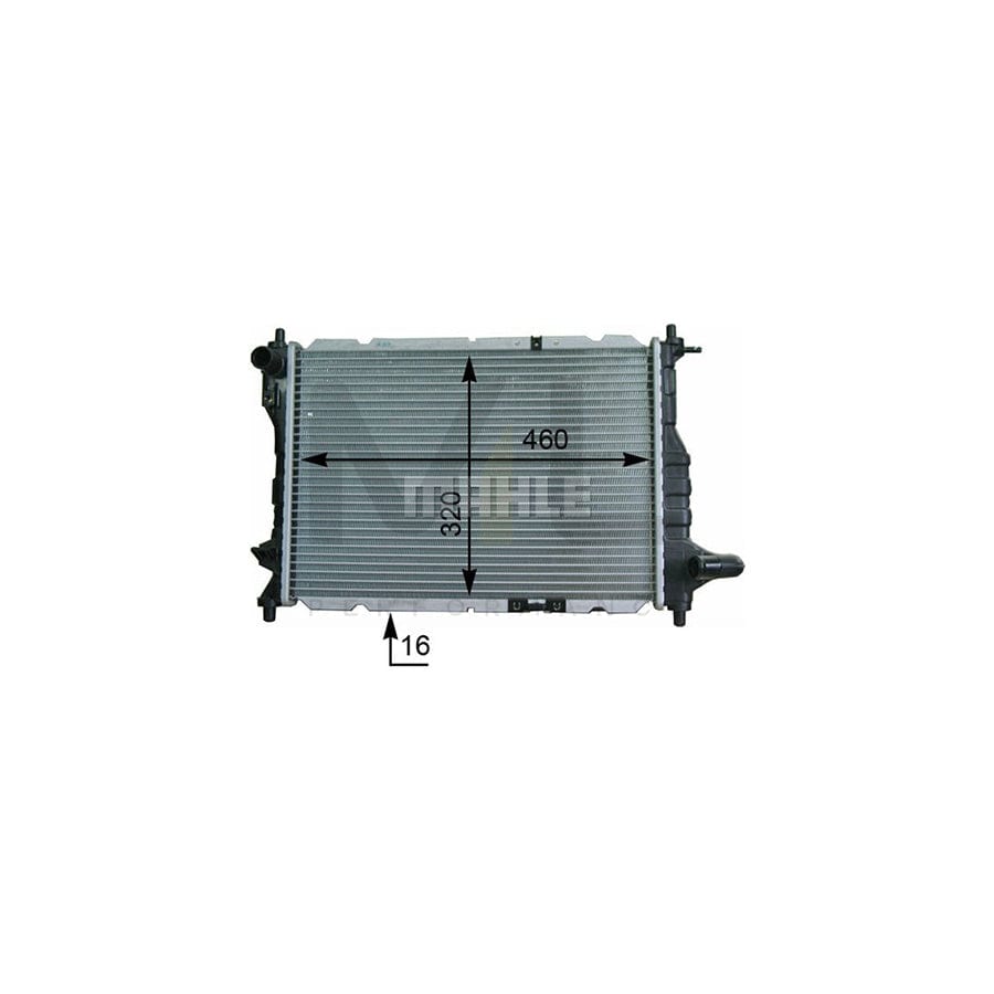 MAHLE ORIGINAL CR 944 000S Engine radiator Brazed cooling fins, Manual- / optional automatic transmission | Performance Parts DirectCar Parts