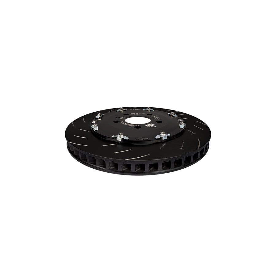 EBC SG2F018 Audi Lamborghini Racing 2 Piece Floating SG Grooved Discs Rear (Complete Assembly) - Brembo Caliper (Inc. R8 & Gallardo) 1 |
