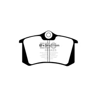 EBC PD40K1952 Audi VW Ultimax Pad & Plain Disc Kit - ATE Caliper (Inc. A3 & Golf Mk6)