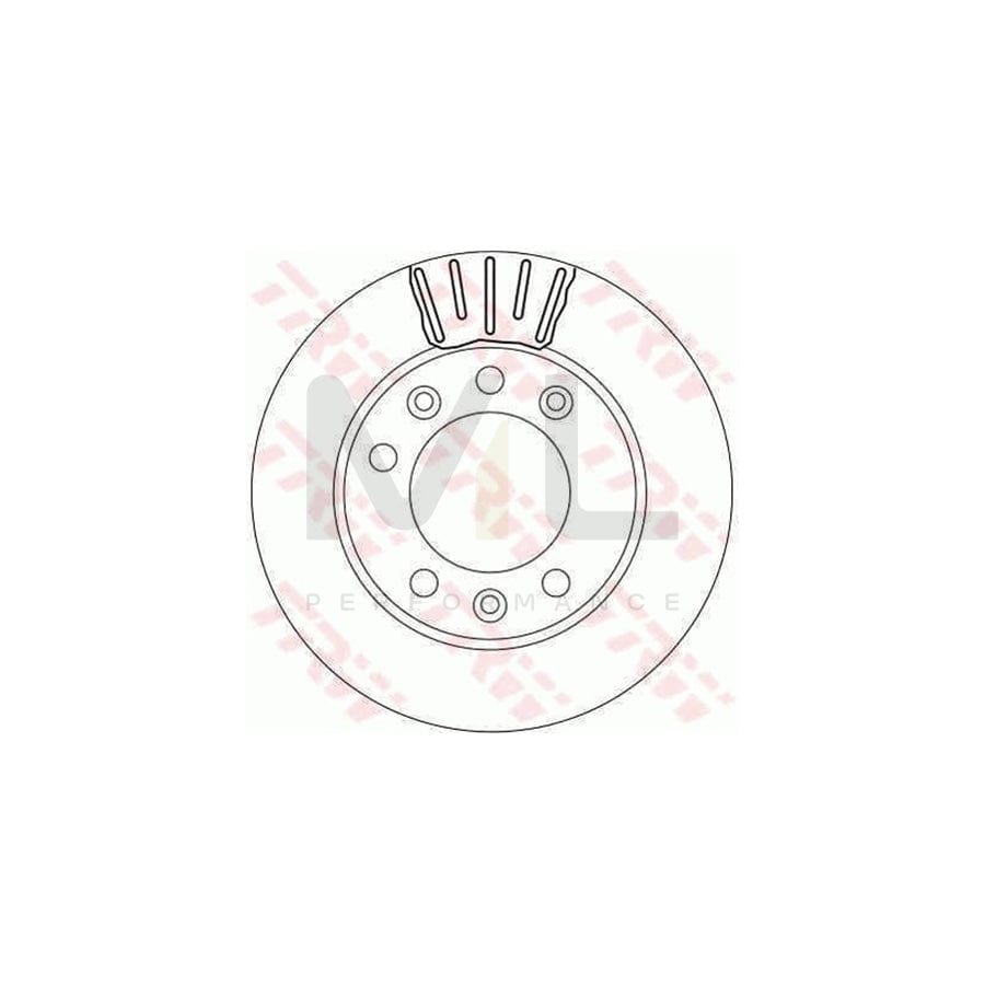 TRW DF4242 Brake Disc Vented | Performance Parts Direct Car Parts