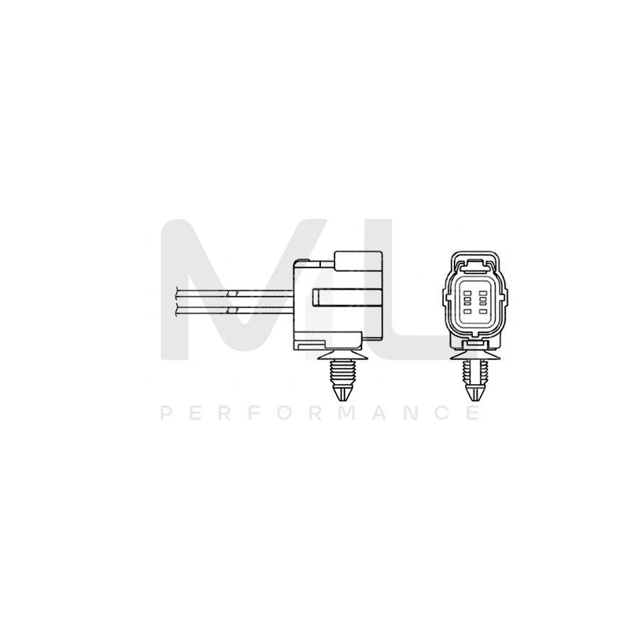 NTK Lambda Sensor / O2 Sensor (NGK 1743) - OZA495-F7