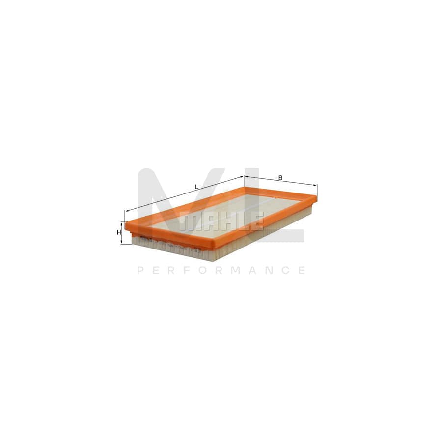 MAHLE ORIGINAL LX 2087 Air Filter Filter Insert | Performance Parts DirectCar Parts