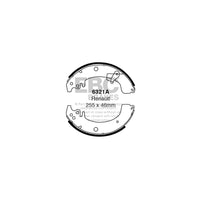 EBC 6321A Opel Renault Vauxhall Rear Brake Shoes (Inc. Arena & Trafic) (4 pcs.)