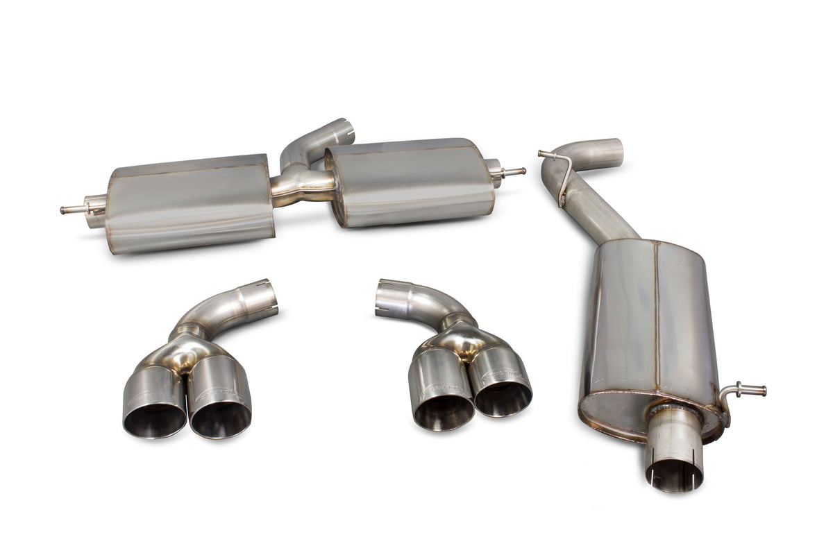Scorpion SAU026 Audi TT Mk2 Resonated Cat-Back Exhaust System