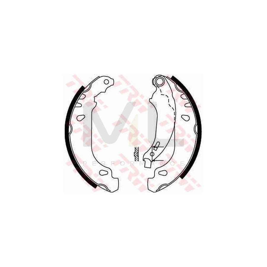 TRW GS8669 Brake Shoe Set | Performance Parts Direct Car Parts