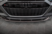 MAXTON DESIGN CF-AU-RS6-C8-FD1-245-P CARBON FIBER FRONT SPLITTER AUDI RS6 C8 / RS7 C8