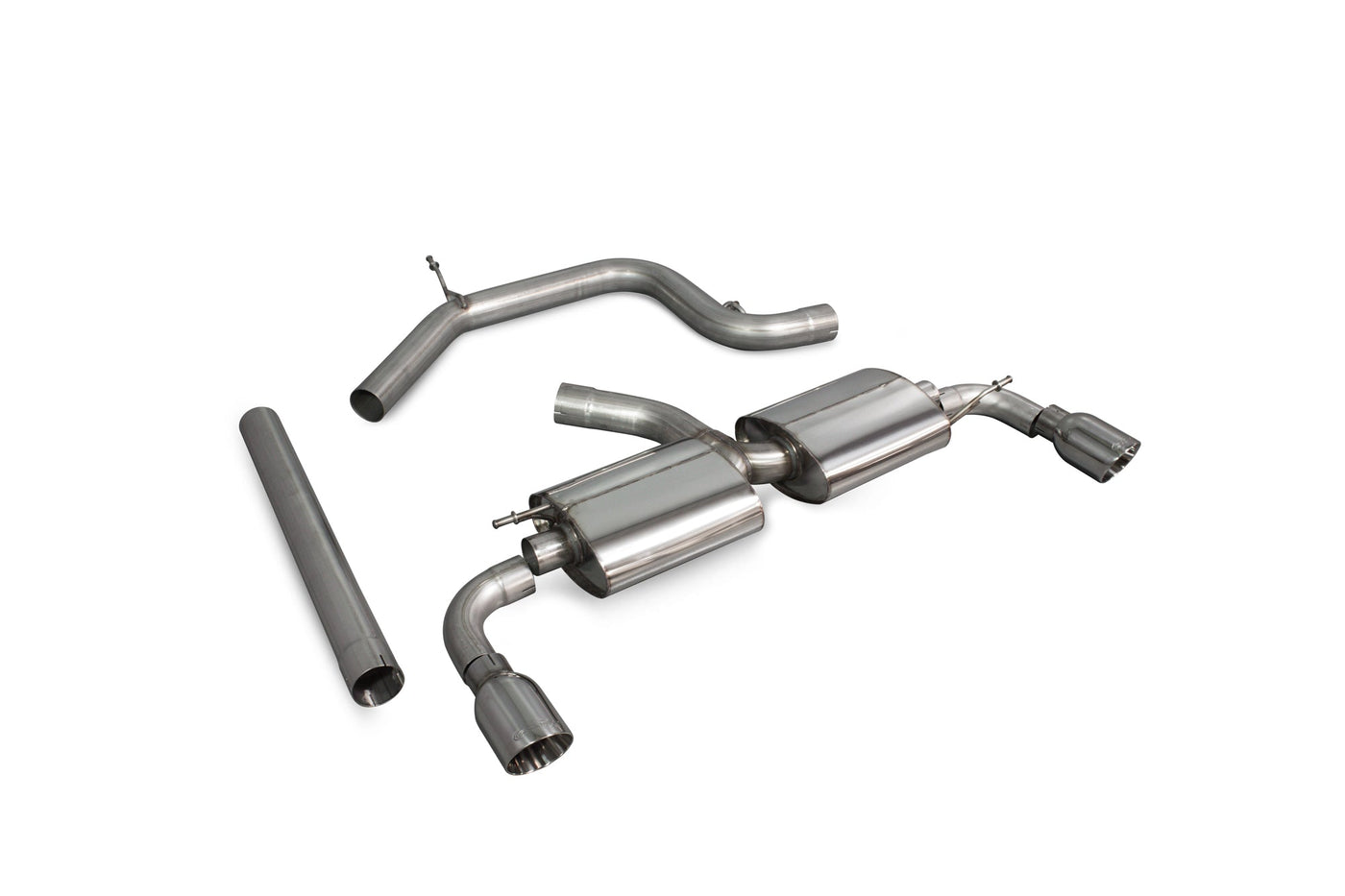 Scorpion SVWS041 VW Scirocco R Non-Resonated Cat-Back Exhaust System