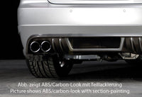 Rieger 00053440 BMW 3 Series E92 E93 Rear Diffuser for Twin Tailpipe Left