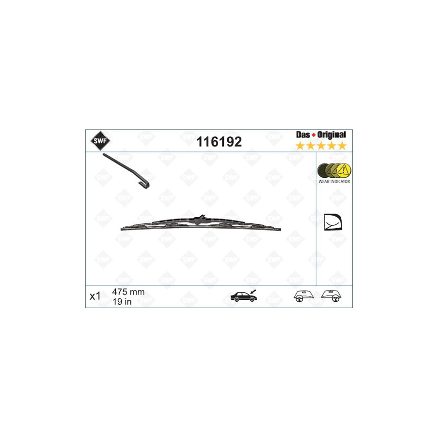 Swf Original 116192 Wiper Blade