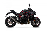 Scorpion PKA135SEO Kawasaki Z H2 Red Power Slip-On - Brushed Stainless Steel Sleeve |  UK