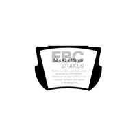 EBC PD06KR246 Lotus 3 Greenstuff Rear Brake Pad & USR Disc Kit - Girling/TRW Caliper