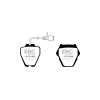 EBC PD07KF035 Audi D2 A8 Redstuff Front Brake Pad & USR Disc Kit - Girling/TRW Caliper