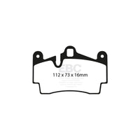 EBC PLK1692 Porsche Cayenne (9PA) Yellowstuff Pads and Brake Line Performance Pack - Brembo Caliper