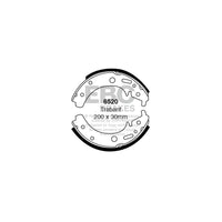 EBC 6520 Trabant Rear Brake Shoes (Inc. 601 & 1.1) (4 pcs.)