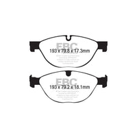 EBC DP42191R Jaguar F-Type Yellowstuff Front Brake Pads 2 |