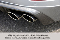 Rieger 00099111 Ford BA7 Mondeo Rear Diffuser for Twin Tailpipe Left & Right - Carbon-Look