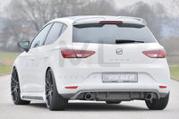 Rieger 00099274 SEAT 5F Leon Rear Diffuser for Sport Tailpipe Left & Right - Carbon-Look