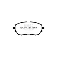 EBC PDKF1902 Toyota Ultimax Front Brake Pad & Plain Disc Kit - Bosch Caliper (Inc. Auris & Corolla)
