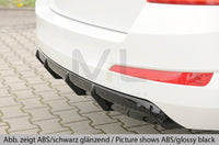 Rieger 00079029 Skoda 5E Octavia Rear Diffuser -  Matte Black