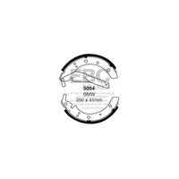 EBC 5004 BMW E28 E34 Rear Brake Shoes