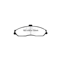 EBC DP81162RPX Chevrolet Ford Opel Vauxhall RP-X Full Race Front Brake Pads (Pair)