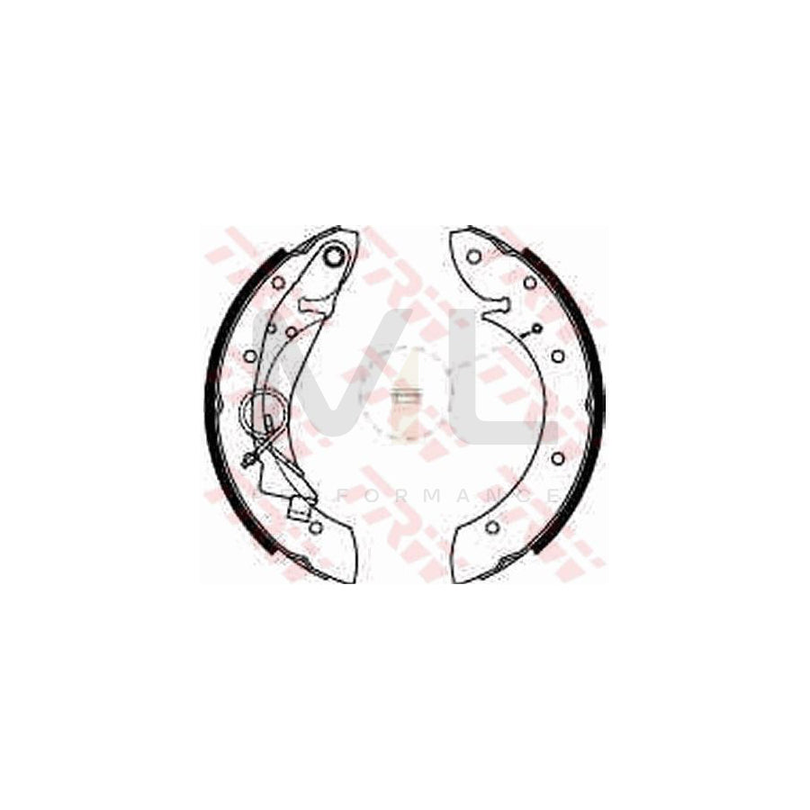 TRW GS8635 Brake Shoe Set | Performance Parts Direct Car Parts