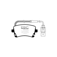 EBC PD02KR042 Audi VW Redstuff Rear Brake Pad & Plain Disc Kit (Inc. A8 quattro & Phaeton)