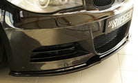 Rieger 00088124 BMW 1 Series E82 E88 Front Splitter - Glossy Black