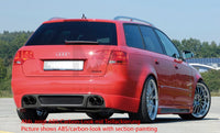 Rieger 00055226 Audi 8E B7 A4 Rear Diffuser for Twin Tailpipe Left & Right -  Matte Black
