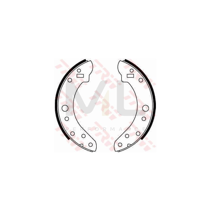 TRW GS6143 Brake Shoe Set | Performance Parts Direct Car Parts