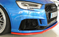 Rieger 00056810 Audi 8V RS3 Front Splitter -  Matte Black
