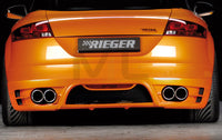 Rieger 00055156 Audi 8J TT Rear Diffuser for Twin Tailpipe Left & Right -  Matte Black