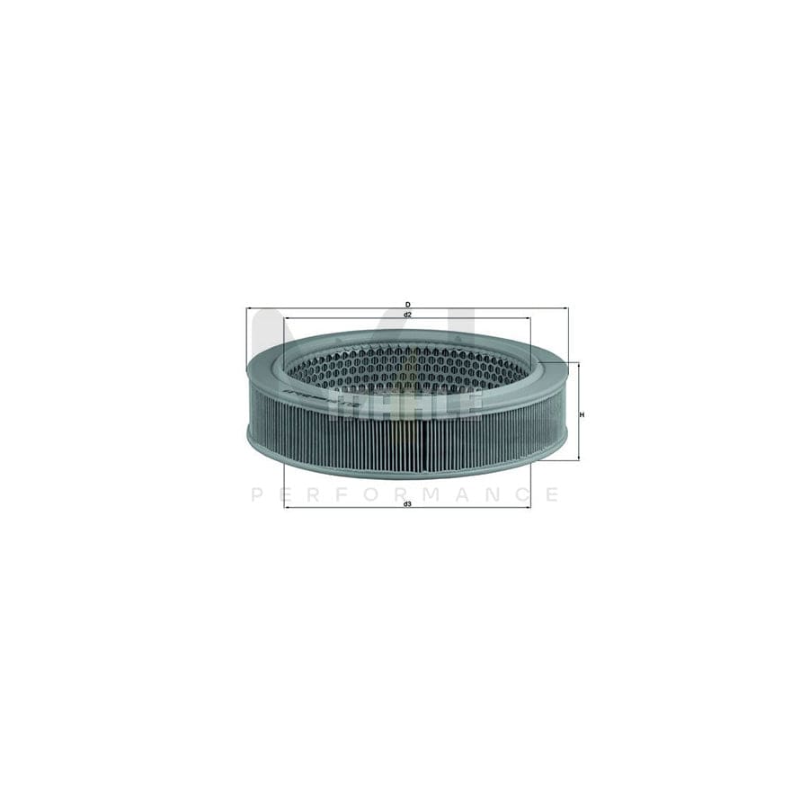 MAHLE ORIGINAL LX 354 Air Filter Filter Insert | Performance Parts DirectCar Parts